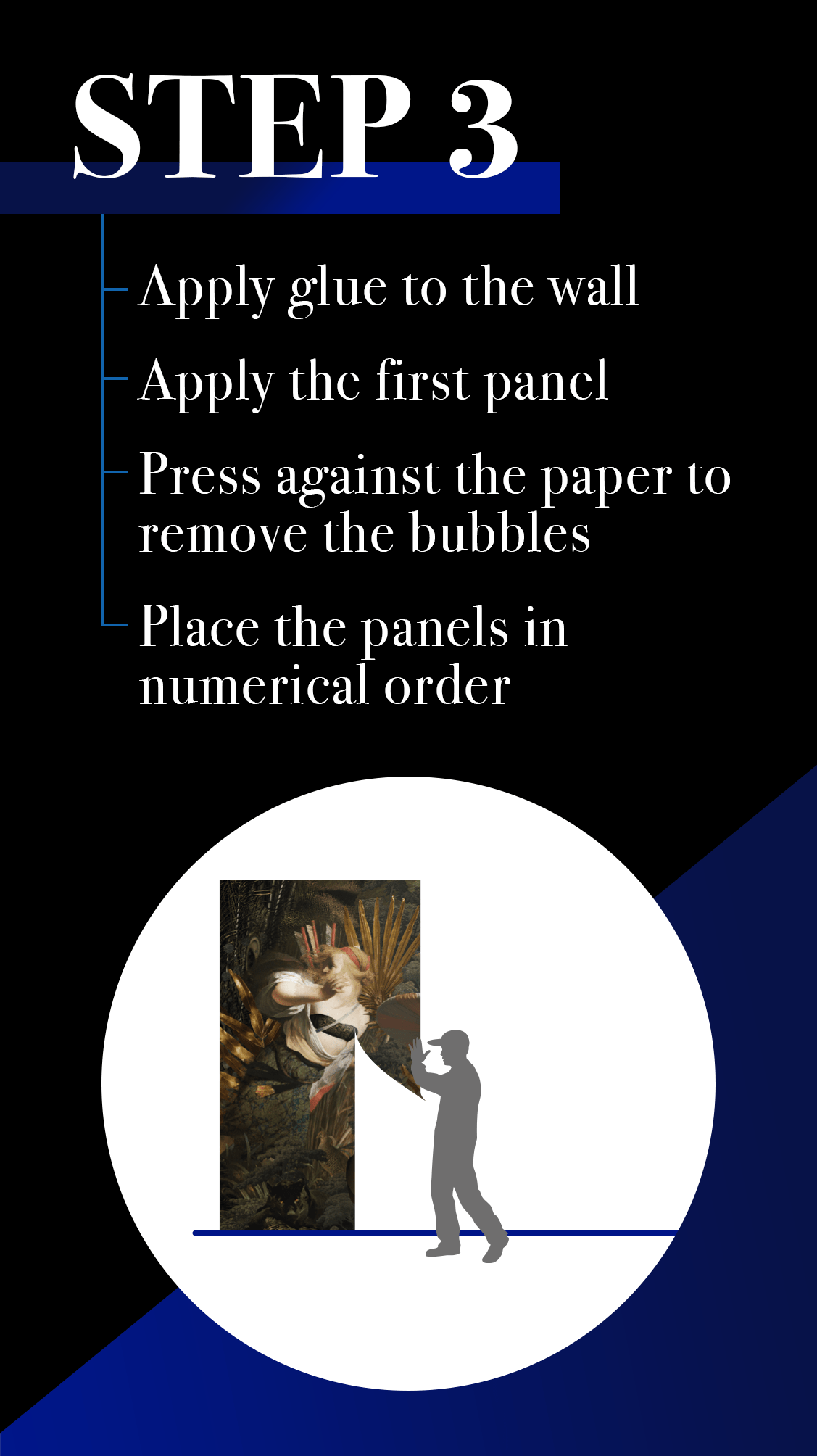 How to paste wallpaper on the walls Muance Blog